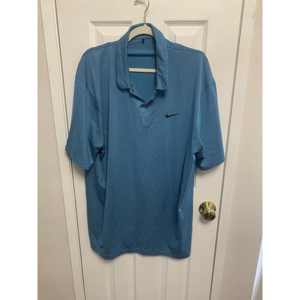 Nike Tiger Woods Collection LA Los Angeles Dodgers Mens Embroidere Polo Shirt XL